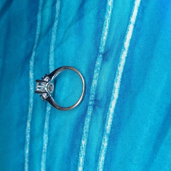 Snowflake design radium ring size 6 - Picture 5 of 6